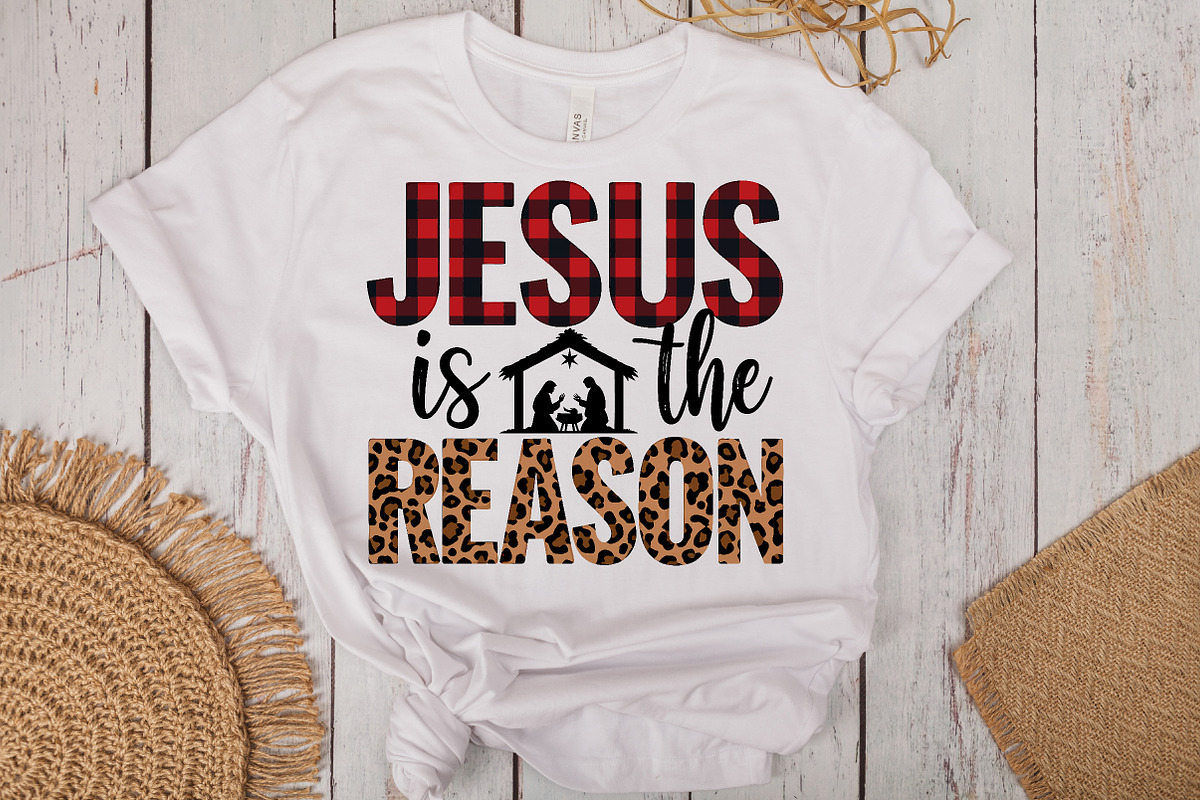 Jesus Is the Reason SVG PNG, an Illustration by CrexoraLab (Photo 4 of 4)