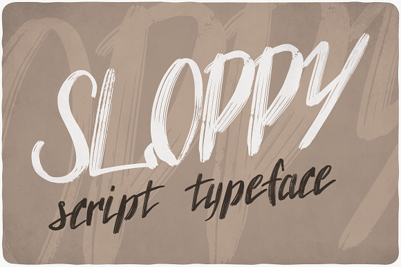 Sloppy Handcrafted Font preview 6