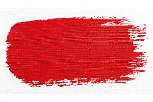 On a white background, a lone red, an Arts & Entertainment Photo by ZinetroN