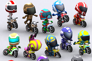 3DRT - Chibii Racers - Sport Bikes