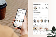 Influencer Instagram Canva templates, a Social Media Template by helgascandinavus (Thumbnail 6 of 9)