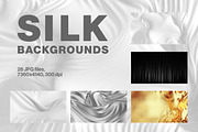 Silk Backgrounds, a Texture Illustration by Mockups & Illustrations (Thumbnail 1 of 9)