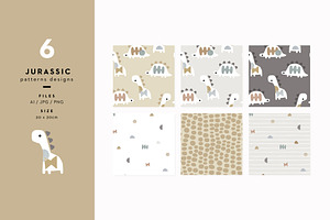 Jurassic Dino Pattern Collection