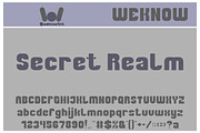 Mushroom font, a Sans Serif Font by weknow (Thumbnail 2 of 5)