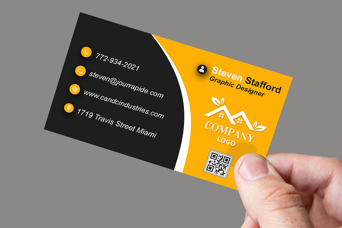 Simple Modern Card PSD preview 6