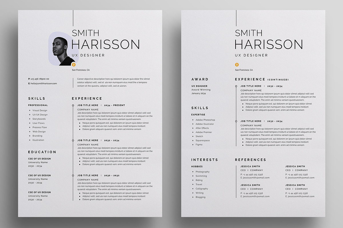 Resume/CV, a Resume Template by Reuix Studio (Photo 4 of 5)