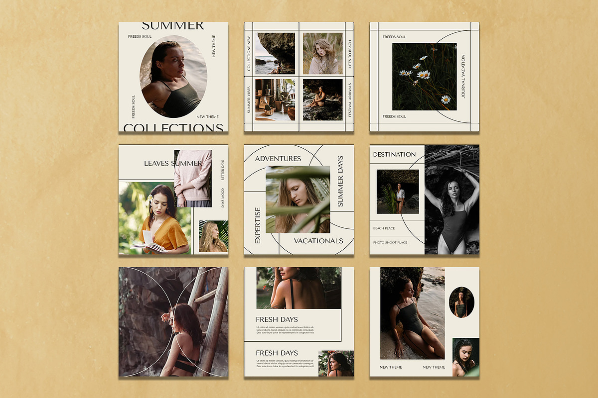 Hype Summer Instagram | Canva & PSD, a Social Media Template by Azruca (Photo 3 of 18)