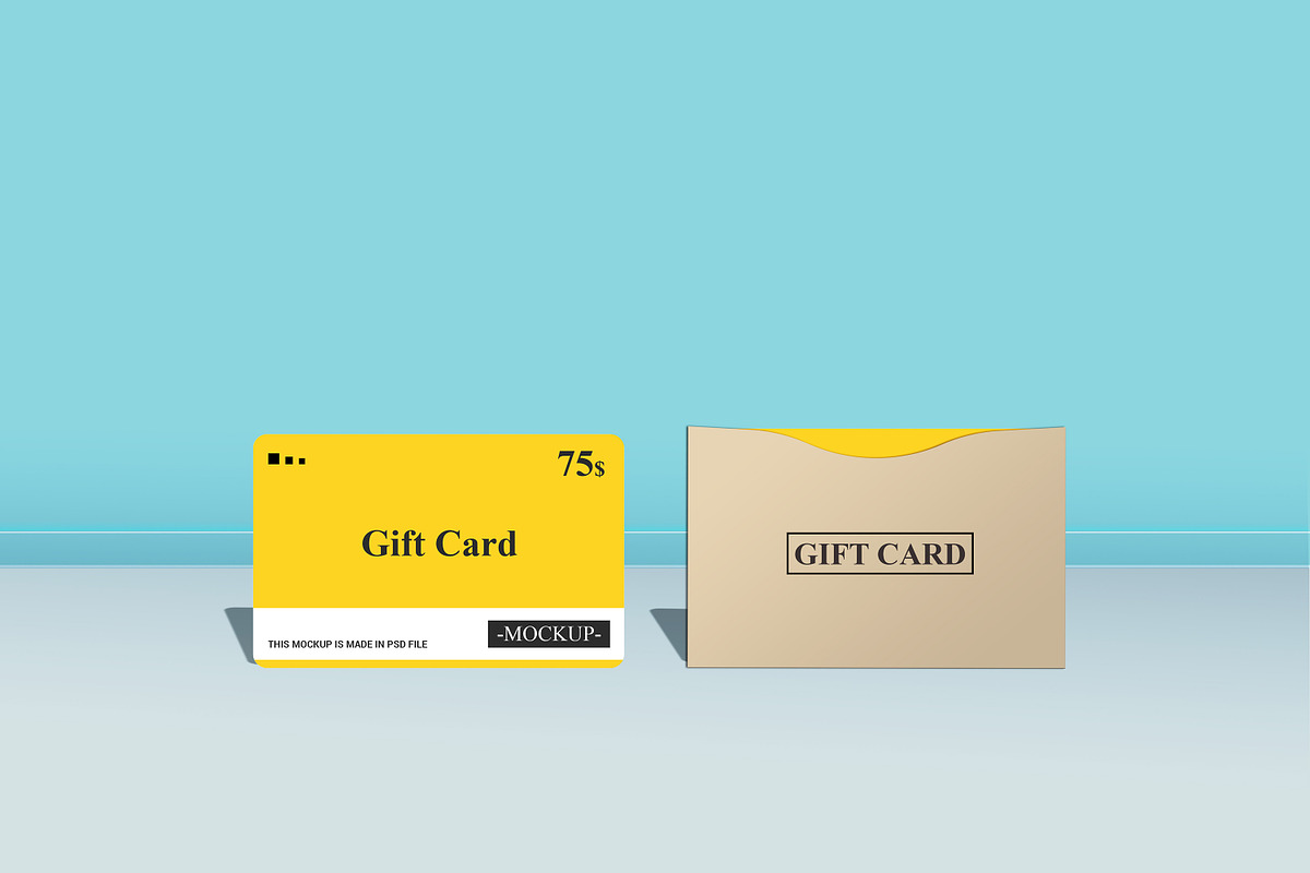 Gift Card Mockup Design, a Print Template by alimran24 (Photo 23 of 33)