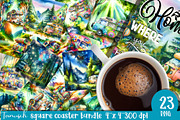 watercolor camping bundle, a Templates & Theme by TanuschArts (Thumbnail 6 of 10)