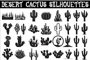 collection desert cactus silhouettes, an Illustration by Amazin_art (Thumbnail 1 of 33)