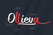 Ollieva Handwritten Script Font, a Script Font by BumbleGraph Studio (Thumbnail 2 of 10)