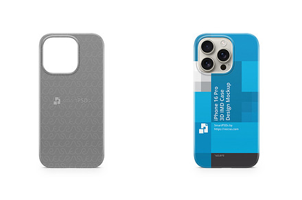 iPhone 16 Pro (2024) 3d IMD Case, a Product Mockup by VecRas