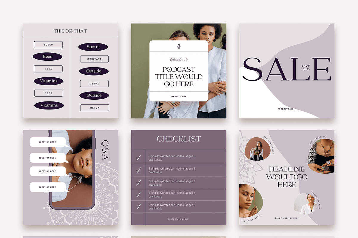 Wellness Entrepreneur Creator, a Social Media Template by Kseniia_Design (Photo 9 of 10)
