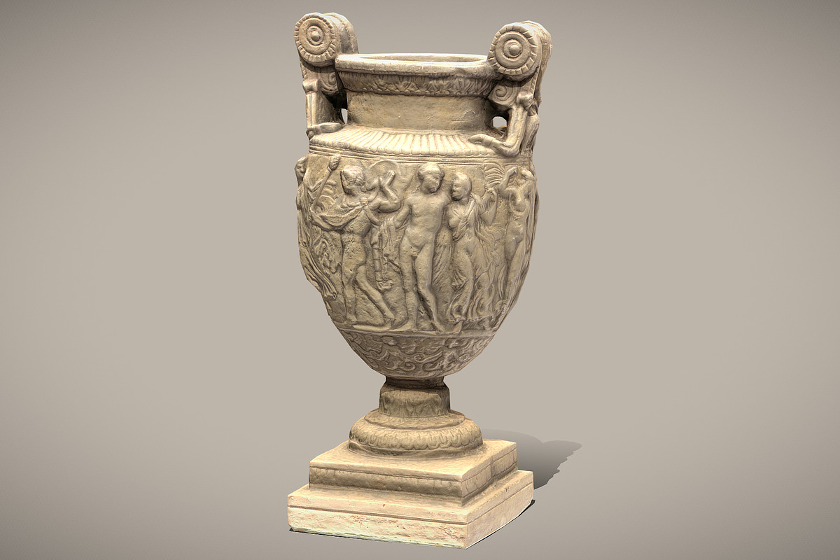 Ancient roman greek vase with LODs, an Object 3D Model by Beatheart Creative Studio (Photo 1 of 12)