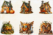Fairy Pumpkin House Fantasy Sublima, an Illustration by SVGArt (Thumbnail 8 of 8)
