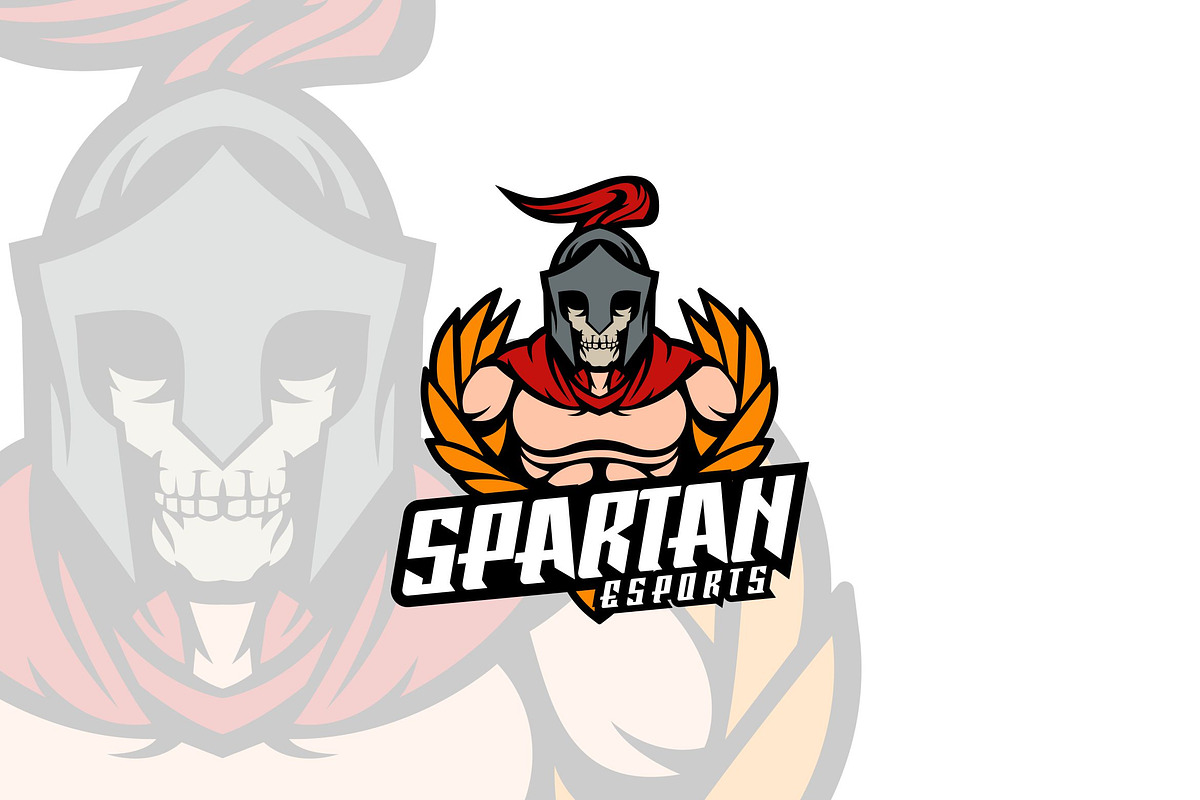 Spartan Cartoon Logo Design., a Branding & Logo Template by VectorCraft