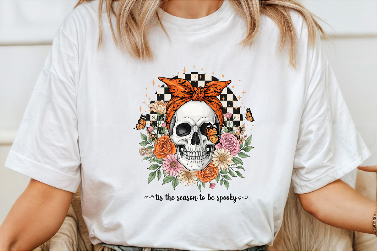 Halloween Skeleton Head, an Illustration by DreamCafeArt (Photo 4 of 7)