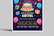 Birthday Celebration Flyer Design, a Flyer Template by MightyDesign (Thumbnail 5 of 8)