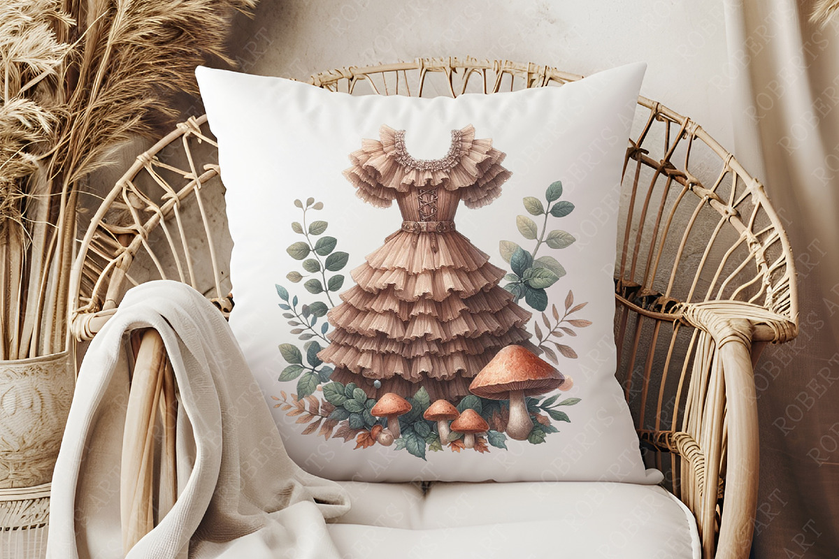 Neutral Rustic Coquette Fall Clipart, an Illustration by RobertsArt (Photo 7 of 7)