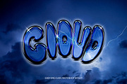 GLASSY 3D Chrome Effect Photoshop, a Layer Style Add-On by Vermeulen Design Studio (Thumbnail 1 of 4)