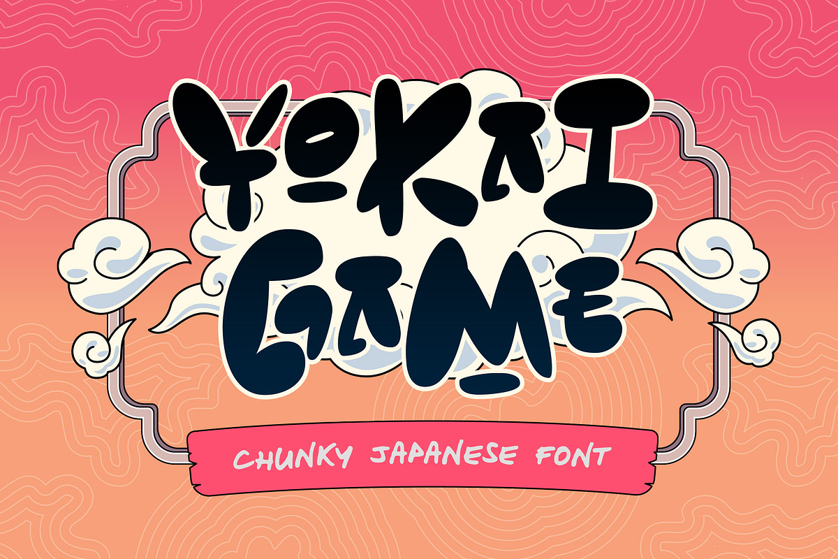 Yokai Game - Japanese Anime Font, a Sans Serif Font by Typia Nesia (Photo 1 of 13)