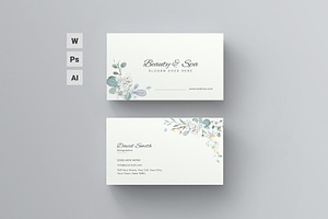 Beauty Spa Business Card