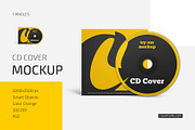 CD Cover Mockup, a Packaging Mockup by Country4k (Thumbnail 1 of 3)