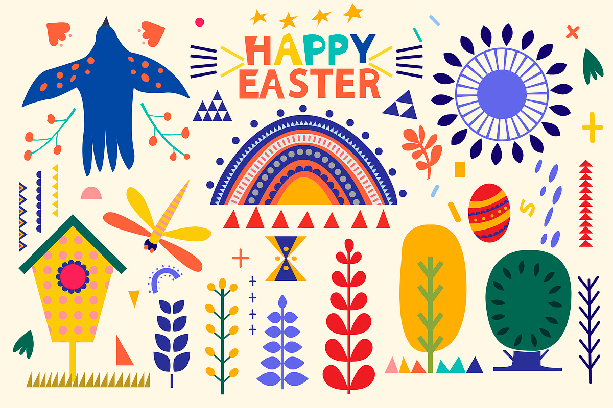 Happy Easter collection, an Object Graphic by Julycolor (Photo 4 of 14)