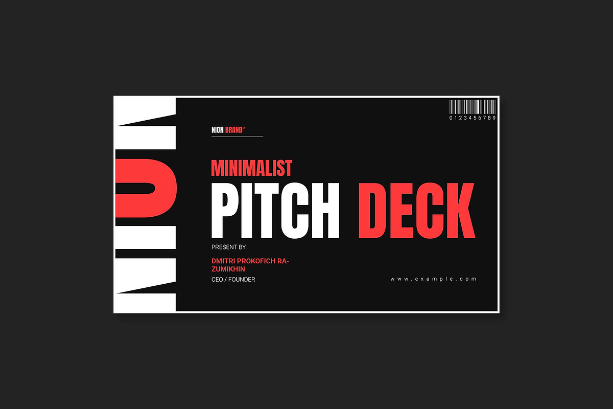 Pitch Deck Presentation Template, a Presentation Template by ElvinPrint (Photo 3 of 8)