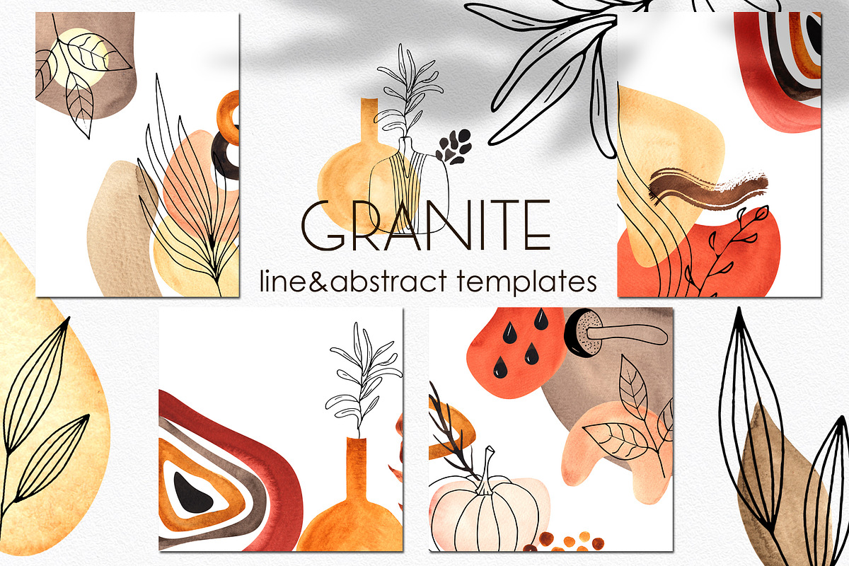 ABSTRACT  BUNDLE 4 in 1, an Object Graphic by Ana-Sakuta (Photo 11 of 31)