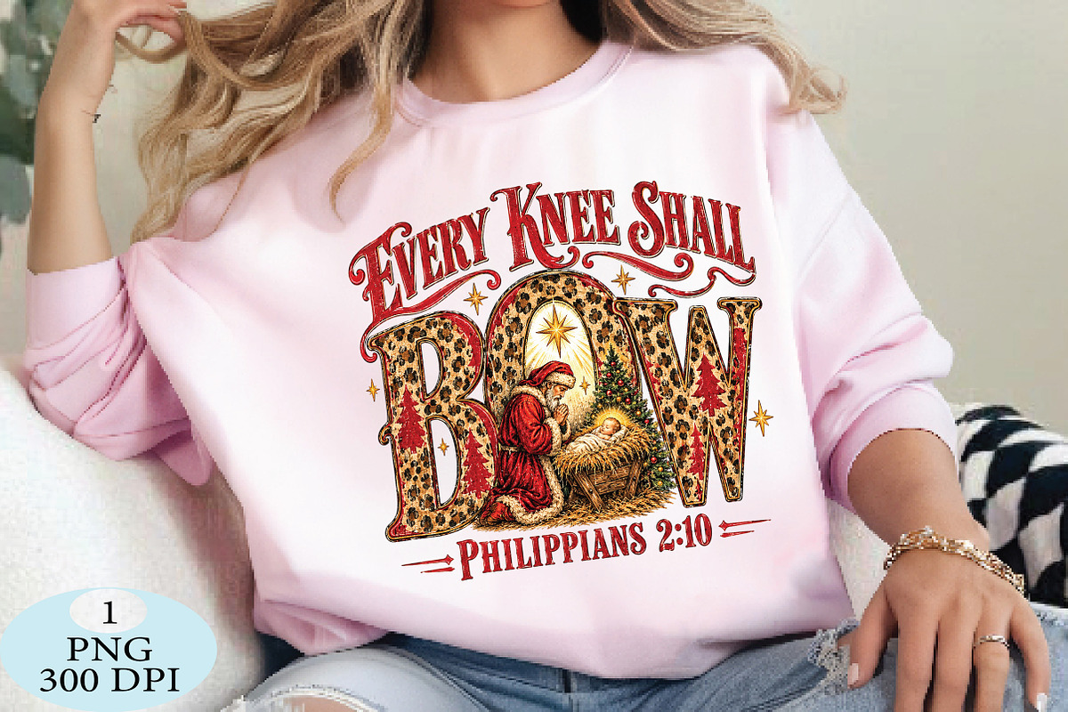Every Knee Shall Bow PNG, a Seasonal Illustration by Daily.Designs (Photo 3 of 5)
