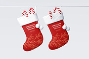 Christmas Stocking Mockup, a Product Mockup by zpackcreative (Thumbnail 1 of 4)