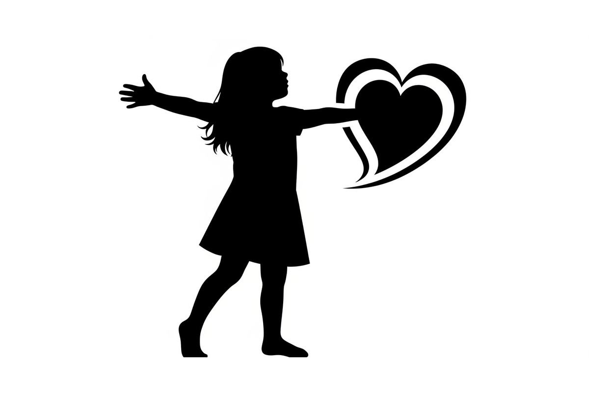 Cute Love Girl Silhouette Bundle, an Illustration by Designs_River (Photo 32 of 53)