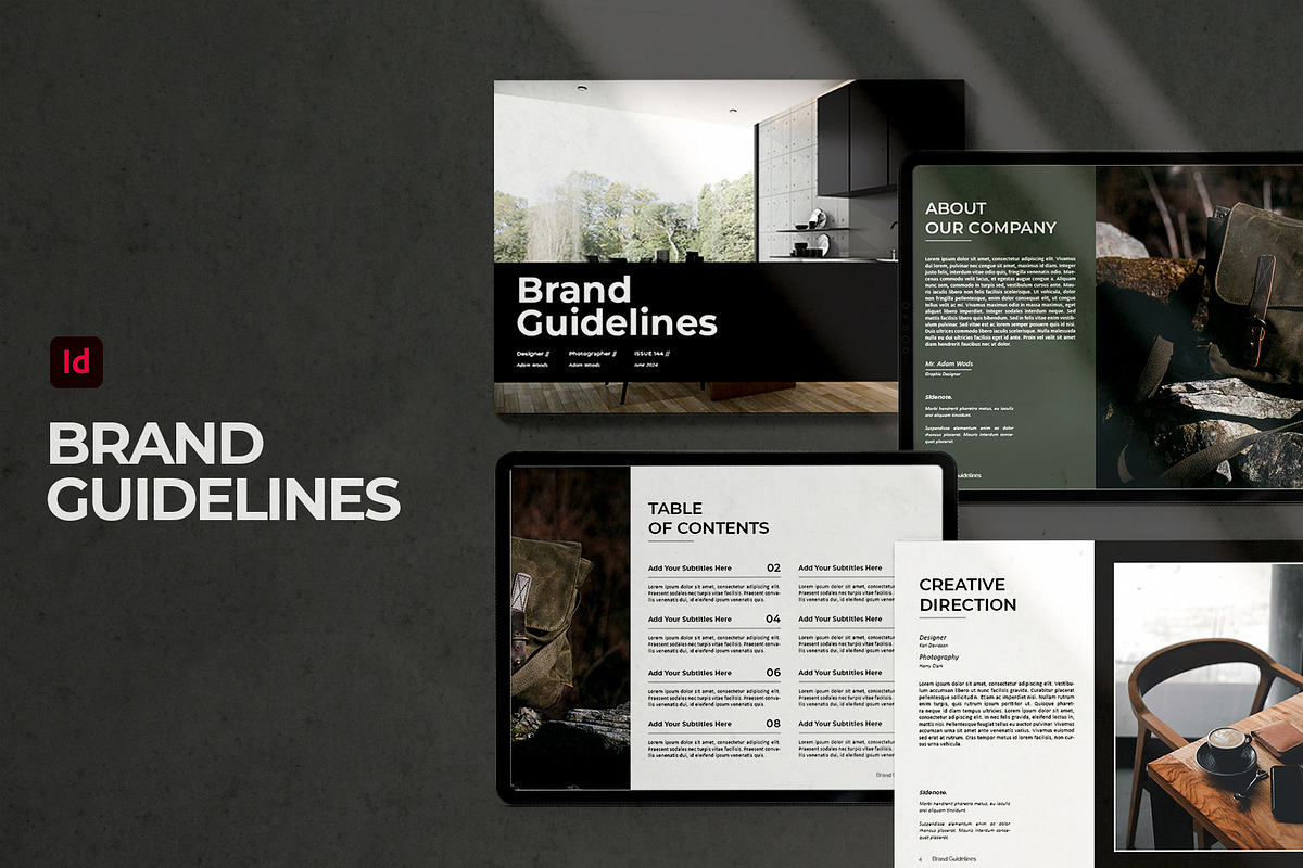 Brand Guidelines, a Brochure Template by Analogi Studio (Photo 1 of 20)