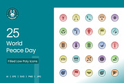 25 World Peace Day Icons, an Icon by IconBunny (Thumbnail 1 of 2)