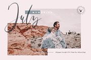 Maria Rose Elegant Script SVG Font, a Script Font by SilverStag Type Foundry (Thumbnail 4 of 10)