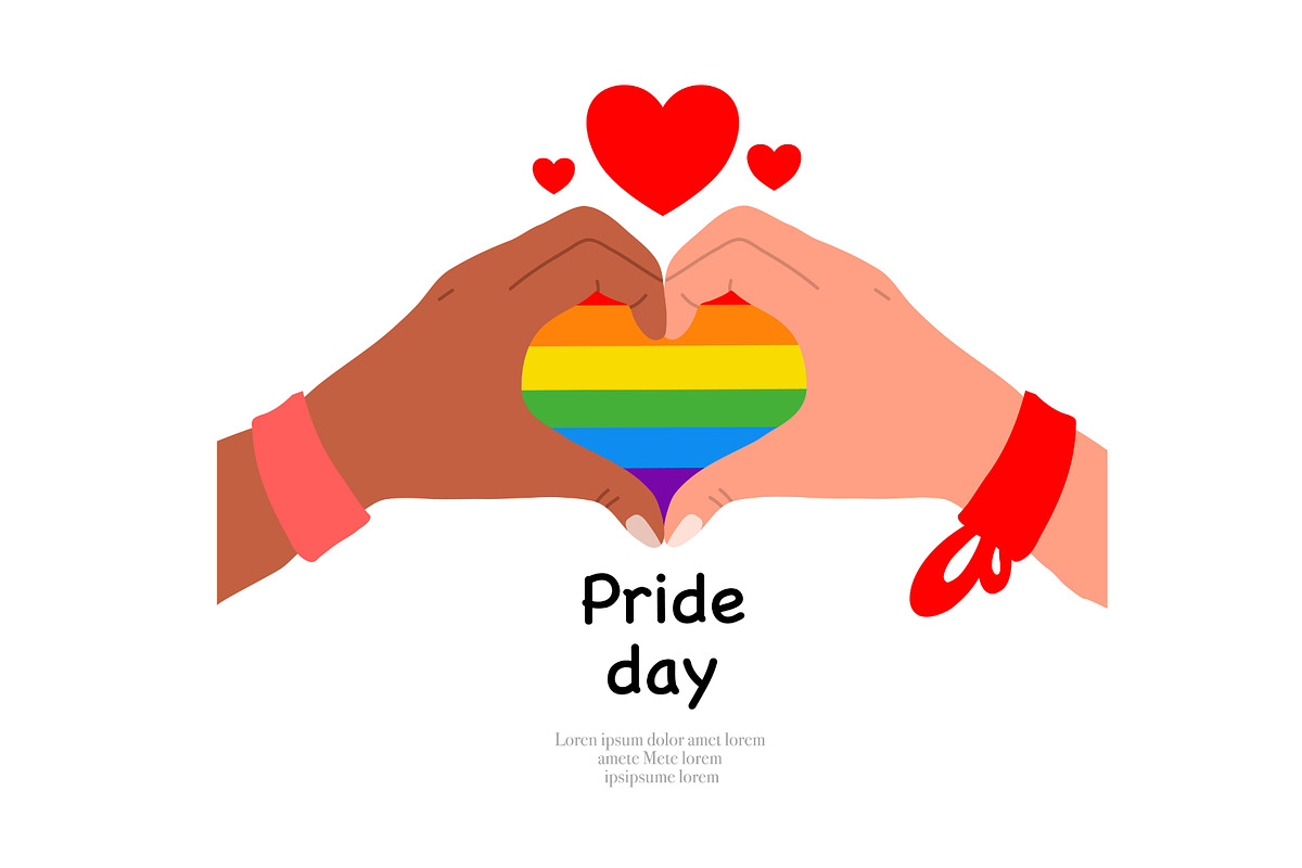 LGBT pride month vector set, an Object Illustration by foxndeer (Photo 4 of 4)