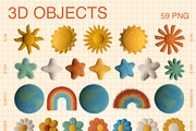 3D Groovy Woolen Kit Creator, an Object Graphic by Polli Deeva (Thumbnail 3 of 13)