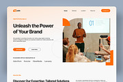 Digital Marketing Landing Page, a Landing Page Template by FIBRINOSÄ (Thumbnail 2 of 6)