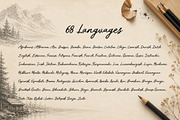 Drafthouse - Handdrawn Pencil Script, a Script Font by HipFonts (Thumbnail 5 of 13)