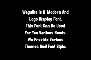 Wagutha - Corporate Logo Font, a Sans Serif Font by Iqsiart Studio (Thumbnail 5 of 7)