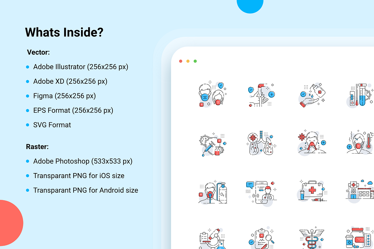Icons Pack For Covid and Medical, an Outline Icon by Ragul Creates (Photo 3 of 6)