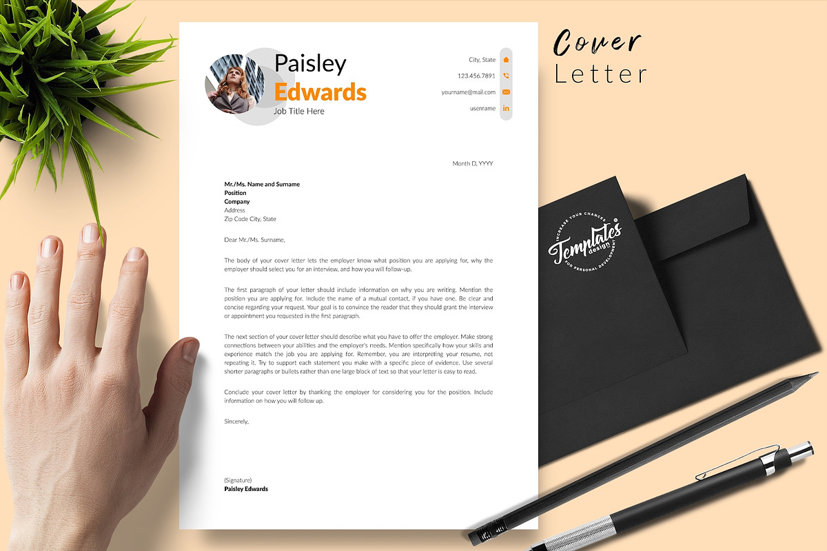 Modern CV Format / Resume - Paisley, a Resume Template by Templates Design Co. (Photo 5 of 17)