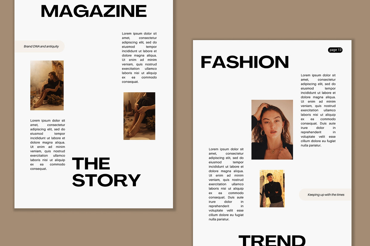 STASY – Fashion Ebook Template, a Print Template by AESTETHIC_STUDIO (Photo 3 of 8)