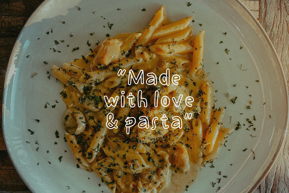 Spaghetti. Handwritten font duo, a Handwritten Font by PaperJamLab (Photo 6 of 14)