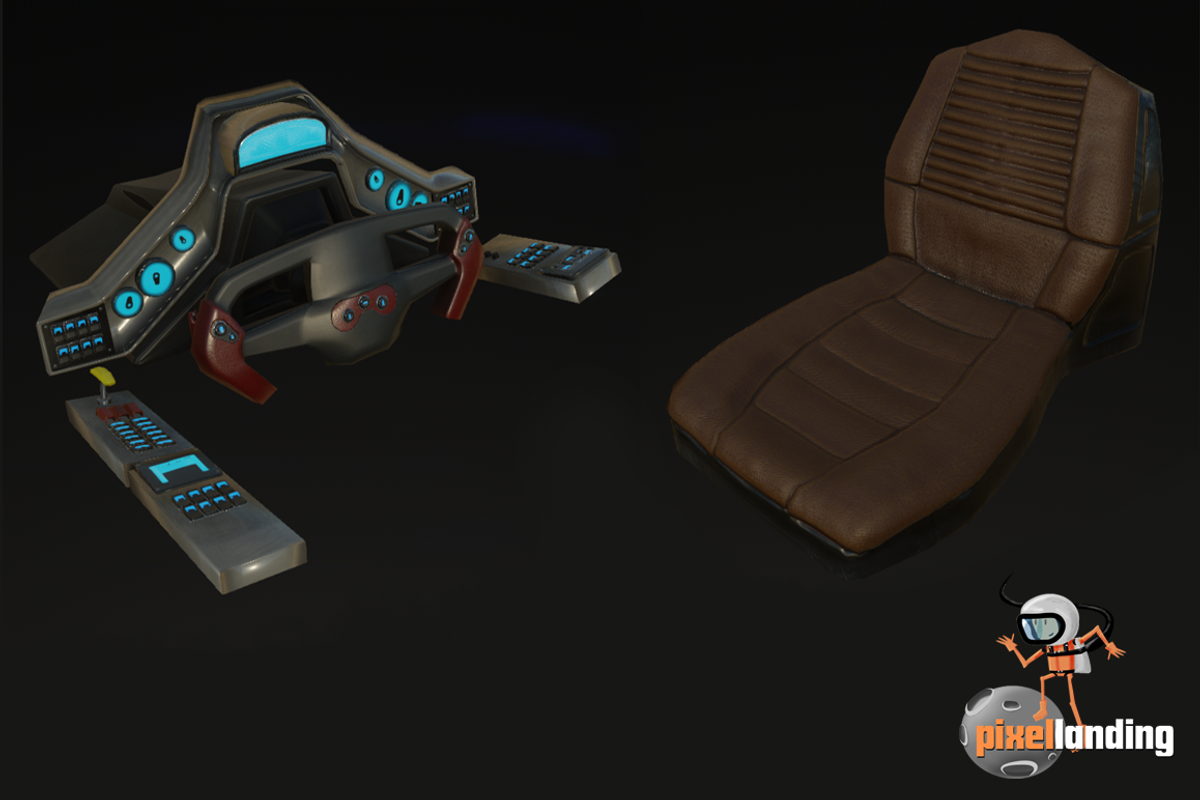 Sci-Fi Spaceship Vehicle, a Cars & Vehicle 3D Model by Pixel Landing (Photo 7 of 7)