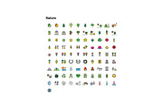 +1000 FILLED LINE ICONS, an Outline Icon by beguima (Thumbnail 6 of 17)