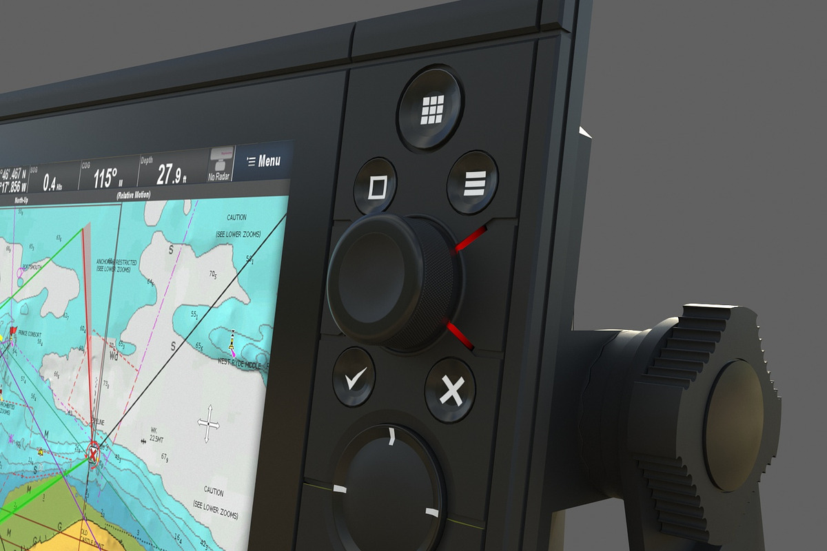 Marine GPS system 3d - Simrad type, an Object 3D Model by RoHo Productions (Photo 4 of 18)