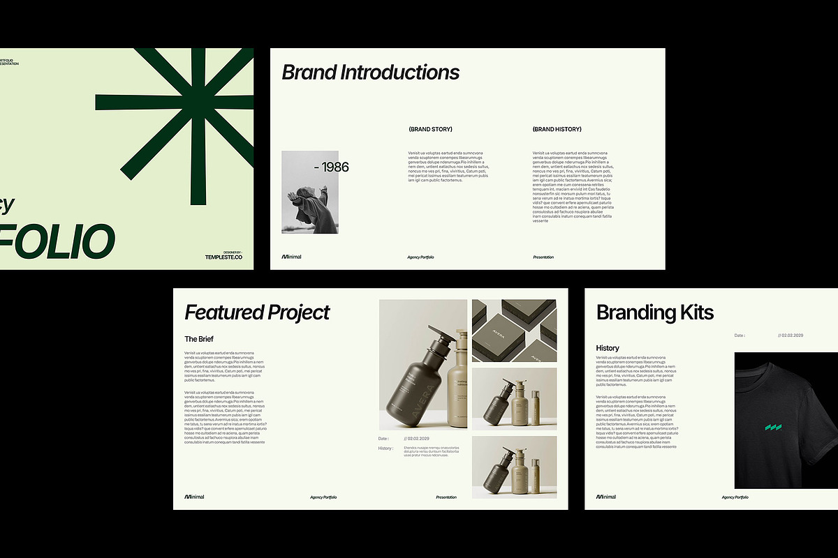 Agency Portfolio Deck Template, a Presentation Template by Templeste (Photo 4 of 6)