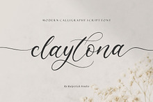 Claytona - Modern Calligraphy Script